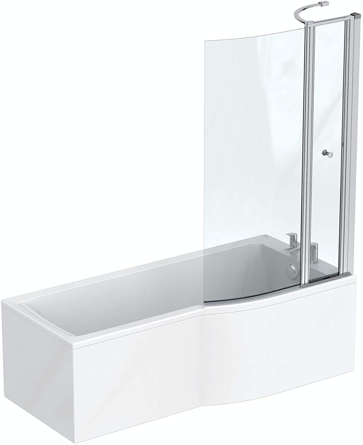 Ideal Standard E108301 Concept Air 170cm x 80cm Idealform Right Hand Shower Bath with No Taphole