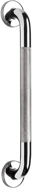 Croydex AP500541 300 mm Safety Support Rail Stainless Steel Grab Bar with Anti-Slip Grip
