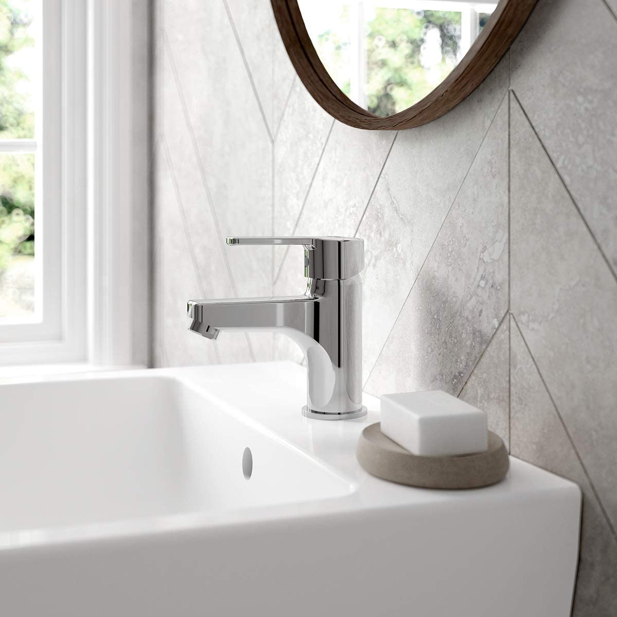 Ideal Standard B1149AA Calista Single Lever one Hole Basin Mixer, Chrome