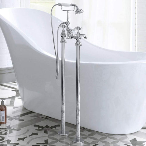 Synergy Henbury KF Ball Freestanding Bath Shower Mixer