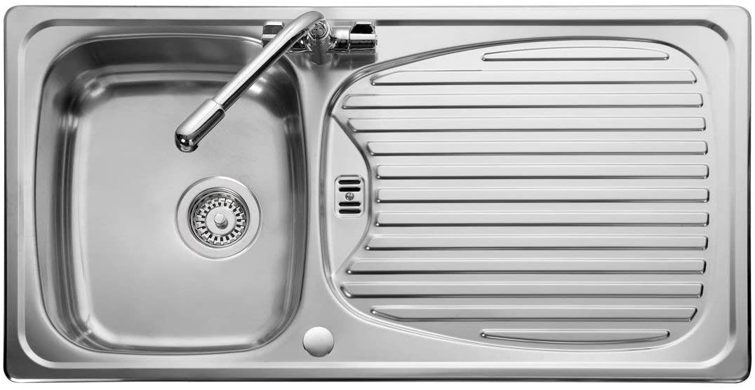 Leisure EL9501í«ÌÎ_Top-Mount Kitchen Sink Rectangular Stainless Steel Sinkí«Ì_Ì_ÌÎ̝ÌÎ̥í«ÌÎ_Kitchen Sinks (Top-Mount Kitchen Sink, Rectangular, Stainless Steel, Stainless Steel, 1í«ÌÎ_Bowls, Rectangular)
