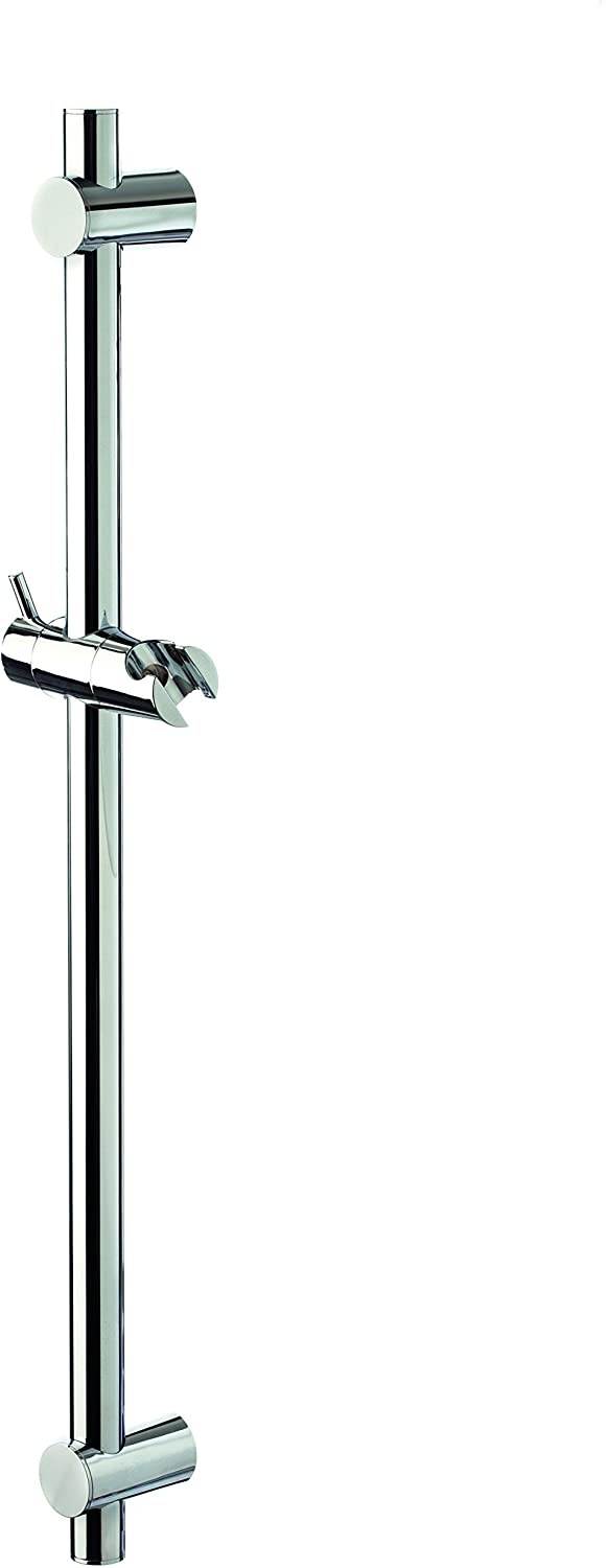 Croydex Shower Riser Rail, Silver