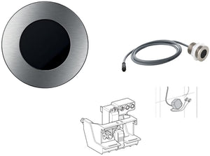 Geberit WC dual flush IR button control with electronic flush actuation, mains operation, 115.858.00.1