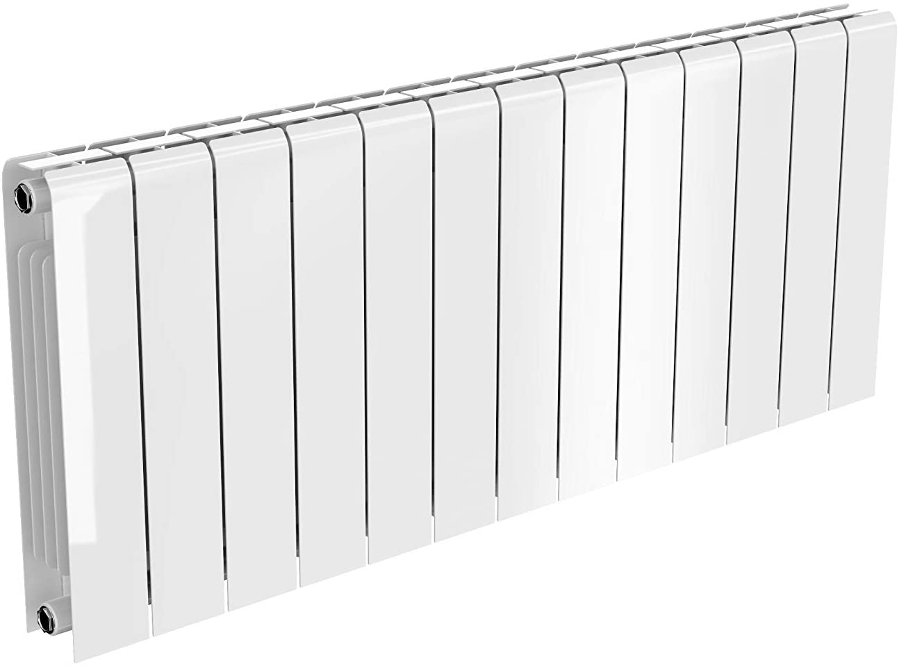 Reina Miray Aluminium White Horizontal Designer Radiator 430mm x 1040mm