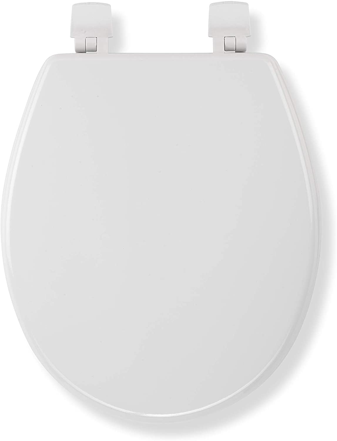 Croydex Sit Tight Collerson Anti Bacterial Toilet Seat, Wood, White, 46.5 x 36.5 x 6 cm