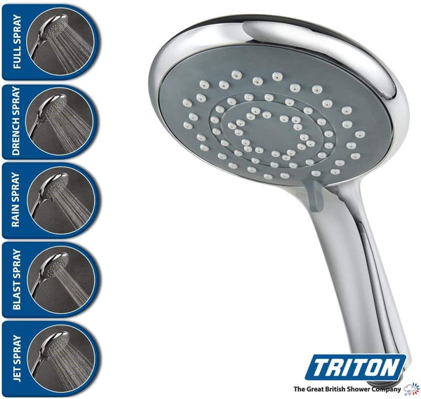 Triton Aspirante 9.5kw Electric Shower - Gloss White