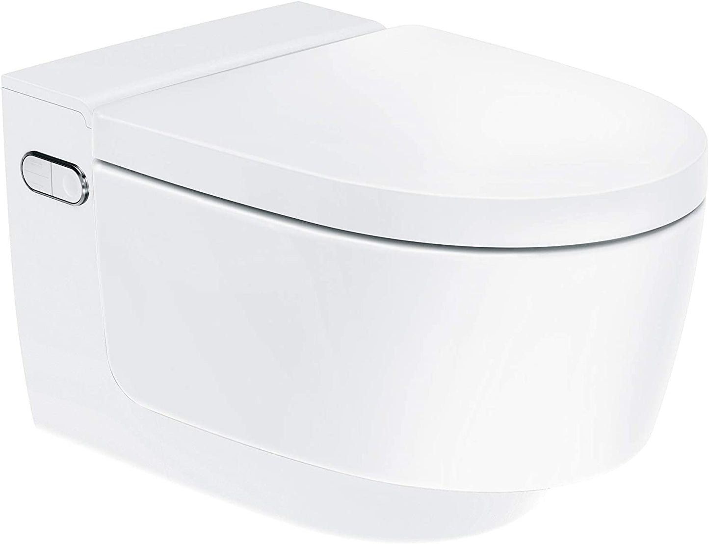 Geberit AquaClean Mera Classic Complete WC system, flush-mounted, wall-mounted WC, colour: High-gloss chrome-plated - 146.200.21.1