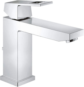 GROHE 23137000 Eurocube Pillar Tap (Smooth Body, Short Spout and Ecojoy)