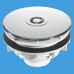 McAlpine 1̴_" CP Plastic Flange High Flow Shower Waste SWHF3-WH