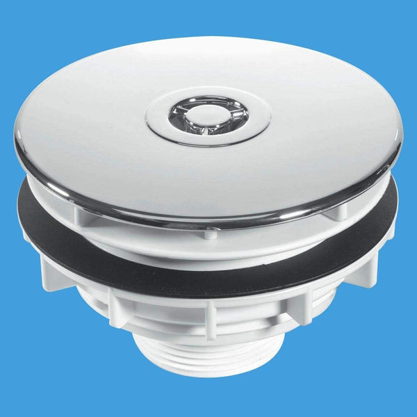 McAlpine 1̴_" CP Plastic Flange High Flow Shower Waste SWHF3-WH