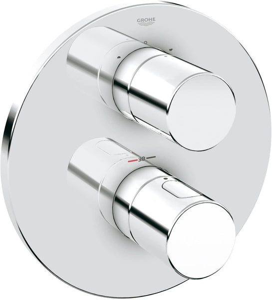 GROHE  Grohtherm 3000 Cosmopolitan Thermostatic Shower Trim for Rapido T-Concealed Thermostat - chrome