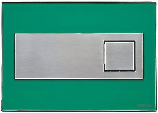 Fluidmaster Schwab Caro 9228 Dual-Flush Flushing Plate Mint Green