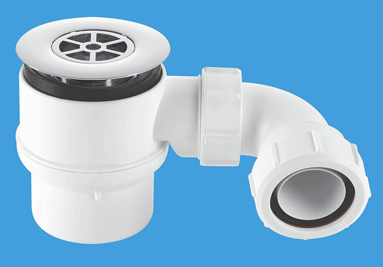 McAlpine 50mm Shower Trap with Universal Outlet STW8B-95