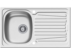 Pyramis Sparta (86 x 50) 1B 1D Stainless Steel Sink Rotary Rotary Kitchen Sink Countertop Sink