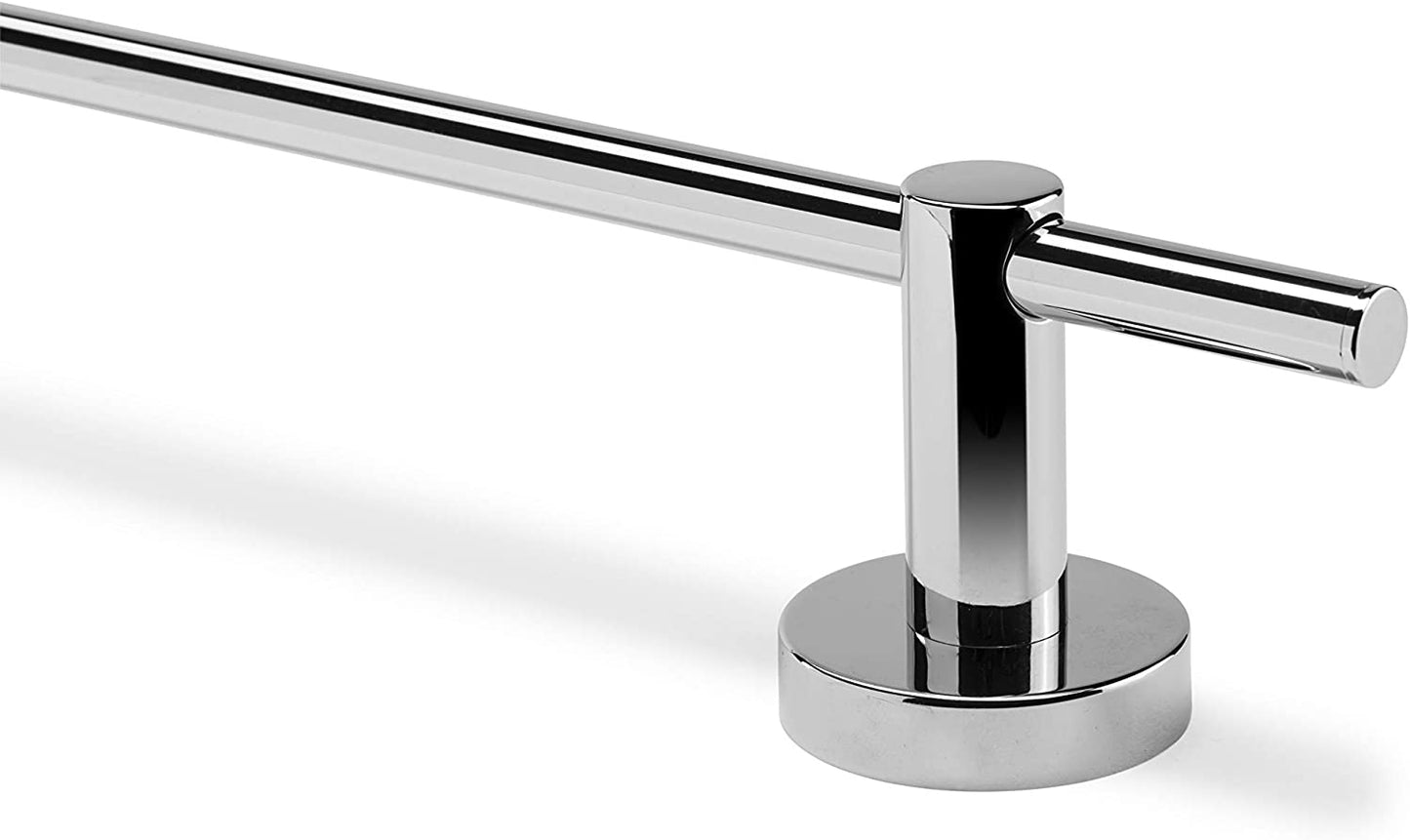 Croydex Flexi-Fix Pendle Towel Rail, Chrome, 54 x 705 x 73mm