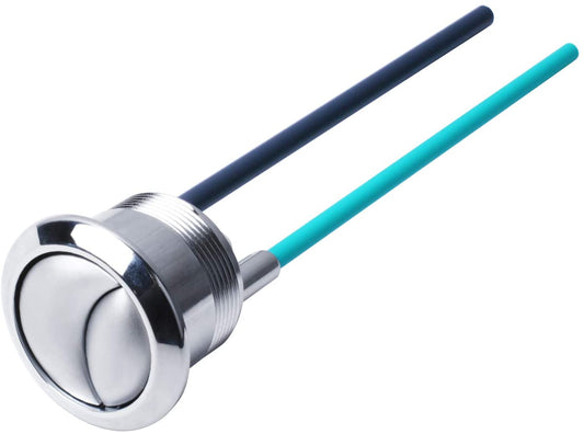 Poweka Toilet Button Flush Replacement for Geberit Impuls 250 Twico 1 Dual Flush Chrome Toilet Button Replace 261.200.00.1