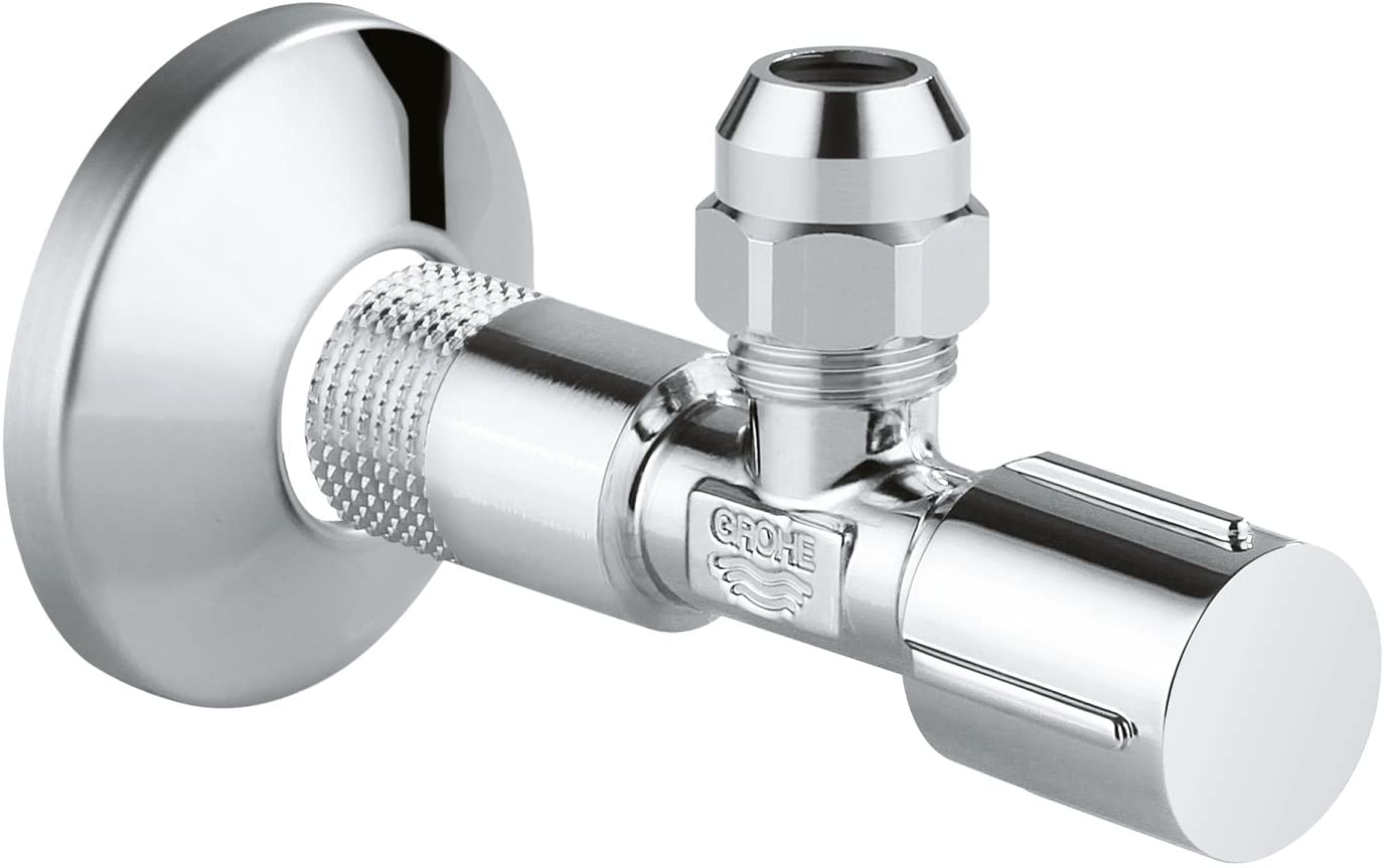 Grohe Angle valve 1/2 inch for Single Lever Mixer with Length Compensation and Compression Nut Ì÷ 10 mm, 22037000