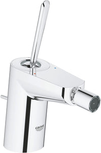 GROHE 24036000 Eurodisc Joy Bidet Tap (Pop-Up Waste, Ball-Joint Spout, Ecojoy and Starlight)