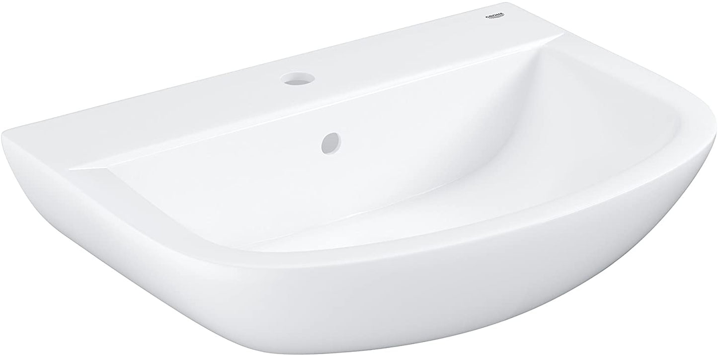 Grohe BAU Ceramic | Bathroom Ceramicí«Ì_Ì_ÌÎ̝ÌÎ̥ Washbasiní«ÌÎ_65í«ÌÎ_cm + Grohe Drain Trap