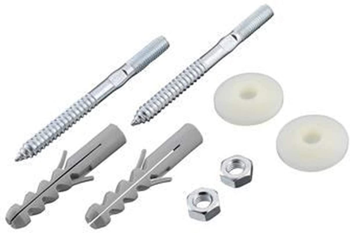 Ideal Standard E007067 Basin Fixing Set with 14cm rag Bolts for Solid Walls