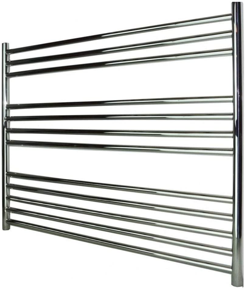 Vogue MD058 Pearl Towel Rail 800 x 1000 Brushed Stainless Steel