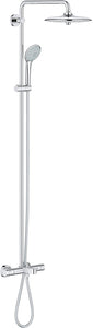 GROHE 27475001 Euphoria 260 Thermostatic Shower System with Diverter, Chrome