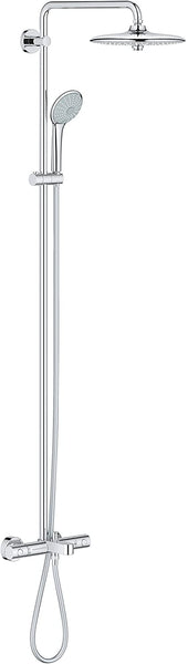 GROHE 27475001 Euphoria 260 Thermostatic Shower System with Diverter, Chrome