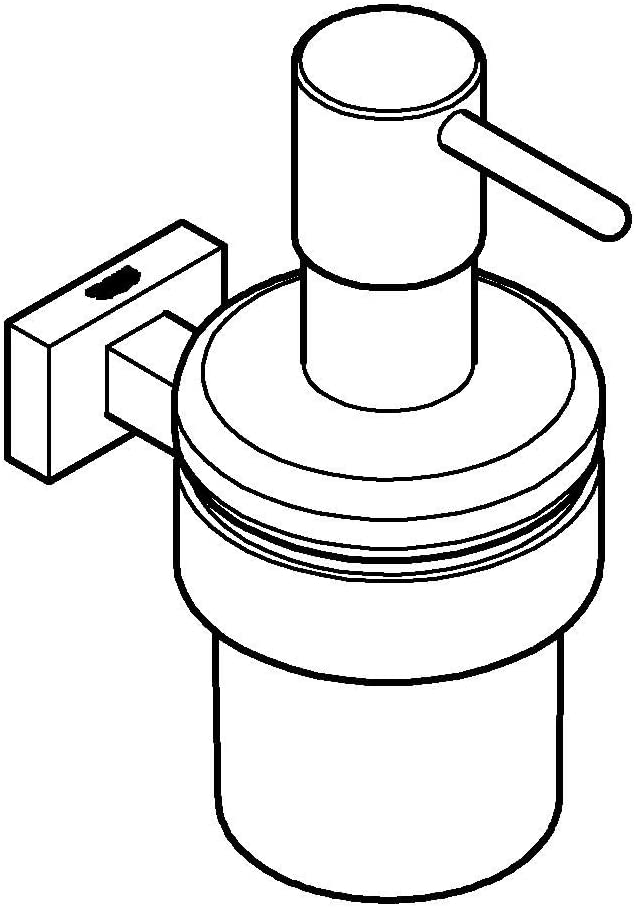 GROHE 40448001 Essentials Soap Dispenser with Silver Holder