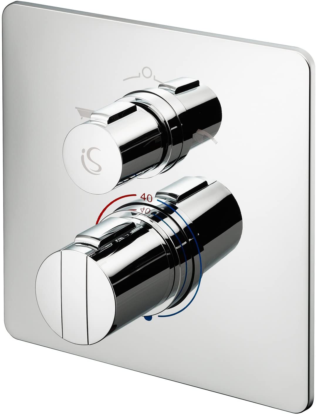 Ideal Standard A5880AA Easybox Slim nuilt in thermostatic bath / shower valve