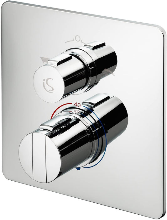 Ideal Standard A5880AA Easybox Slim nuilt in thermostatic bath / shower valve