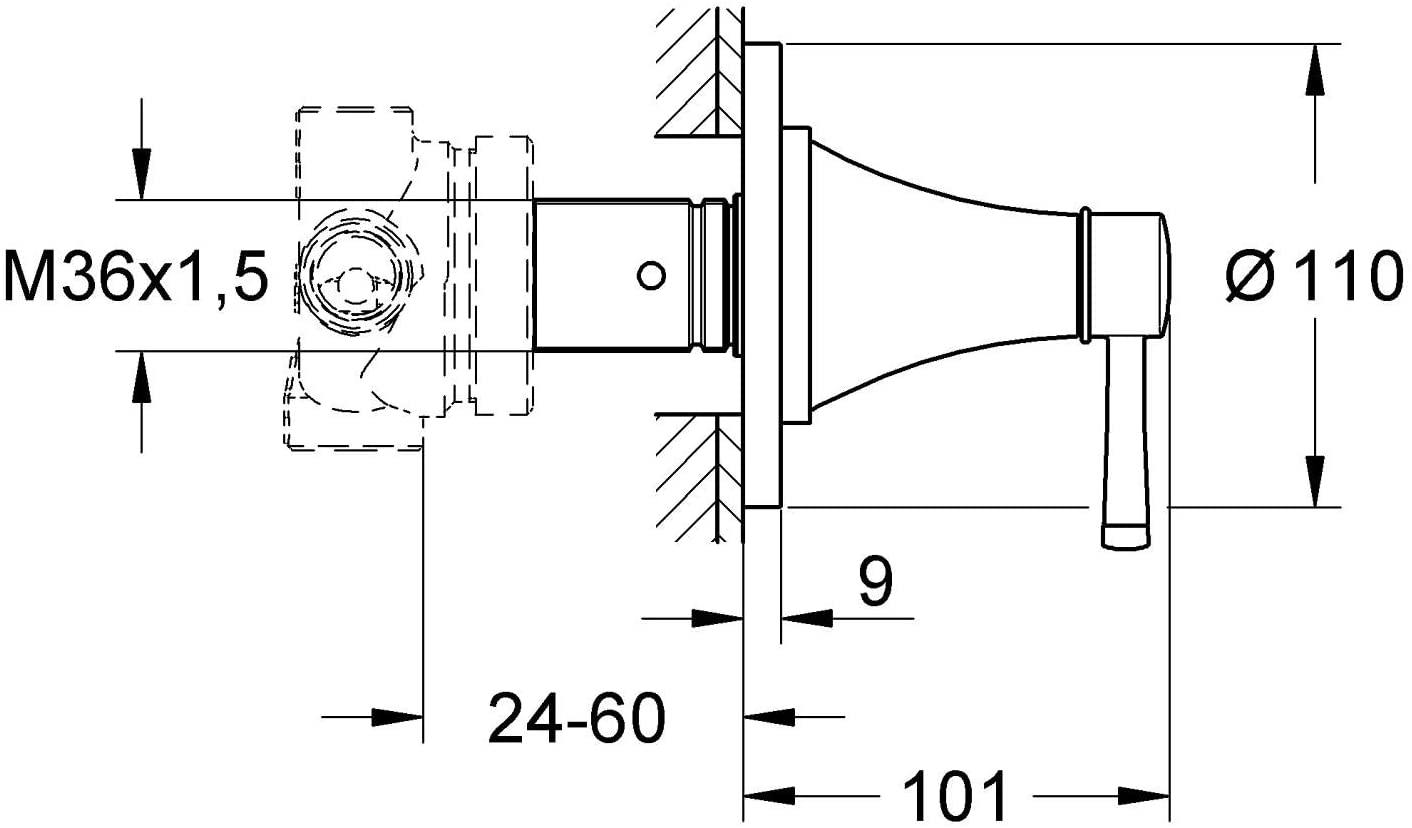 GROHE 19942IG0 Grandera 5-Way Diverter