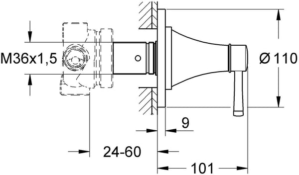 GROHE 19942IG0 Grandera 5-Way Diverter