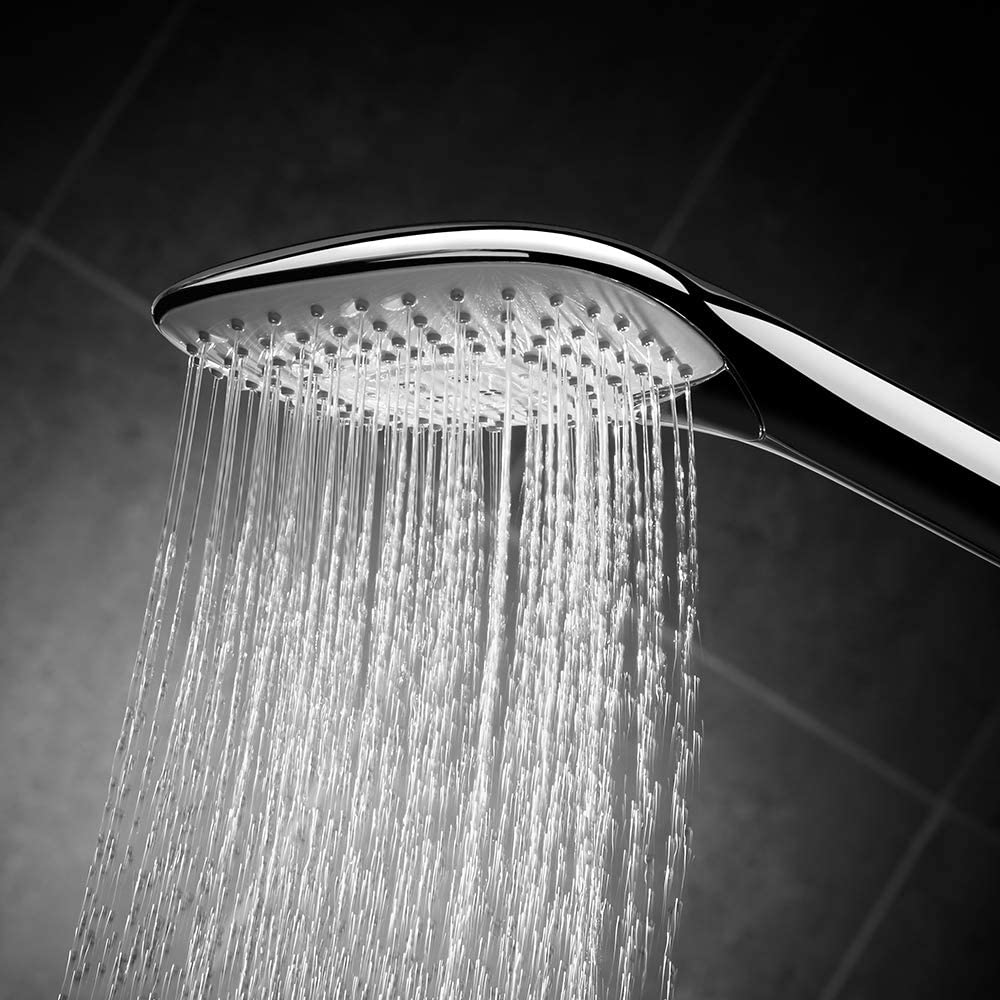 Ideal Standard B1764AA Idealrain EVO Jet Diamond Shower Rod with 3 Function Hand Held - 900mm Wall Pole, Chrome