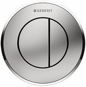 Geberit 116.056. KH. 1í«Ì_Ì_ÌÎ̝ÌÎ̥í«ÌÎ_10, Recessed, Remote Control for Dual Flush Pneumatic Button, for Sigma 8í«ÌÎ_cm, Chrome Gloss/Chrome Matt/Shiny Chrome