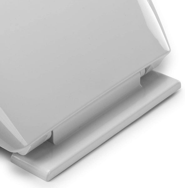 Croydex Anti-Bacterial Toilet Seat with Soft Close Hinges Made from Resilient Polypropylene, White