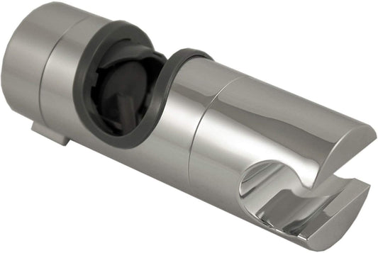 Chrome Shower Rail Head Slider Holder Adjustable 18mm to 25mm Universal Bracket