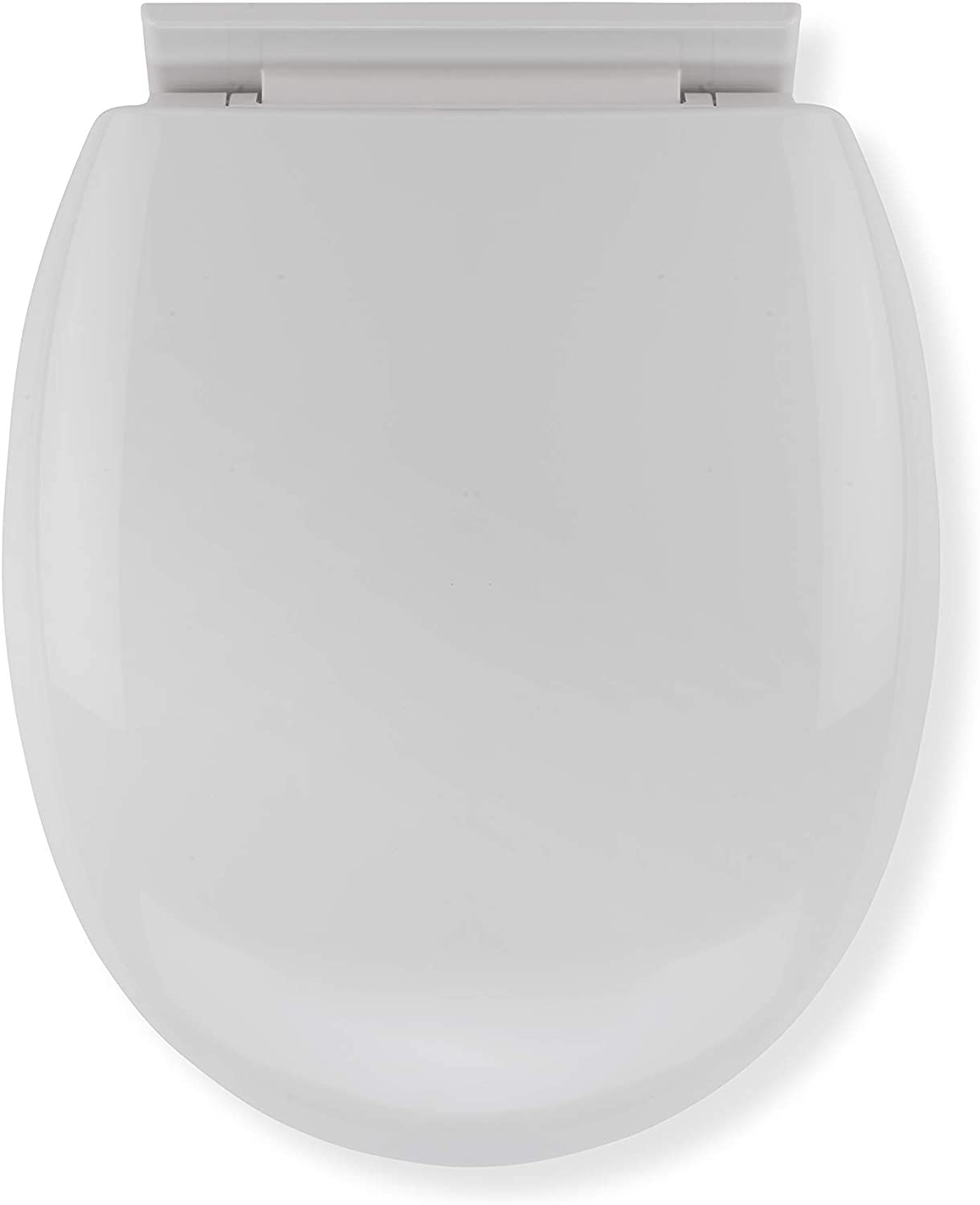Croydex Anti-Bacterial Toilet Seat with Soft Close Hinges Made from Resilient Polypropylene, White