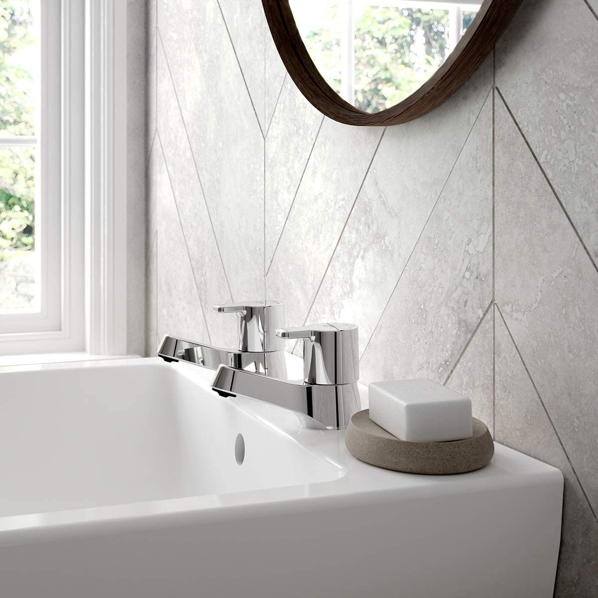 Ideal Standard B1146AA Calista Basin Pillar taps, Chrome