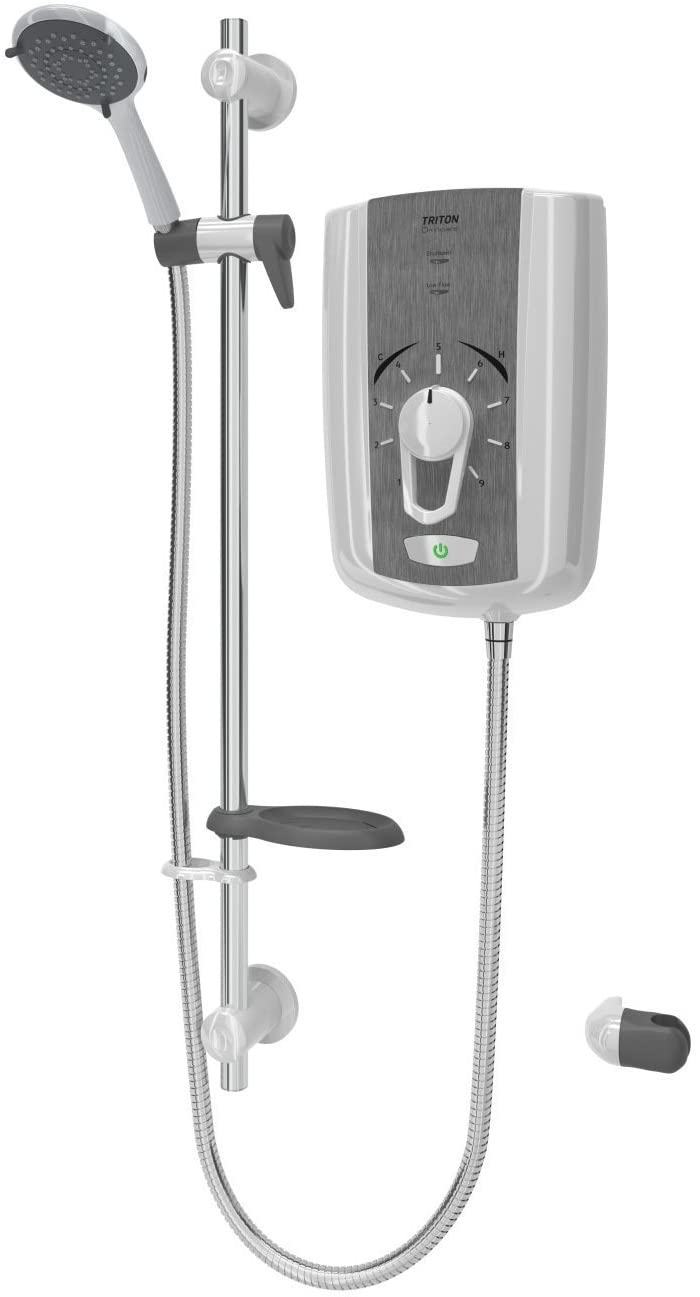 Triton Omnicare Style 9.5kW Electric Shower Thermostatic Grab Kit CINCSTY09WGRB