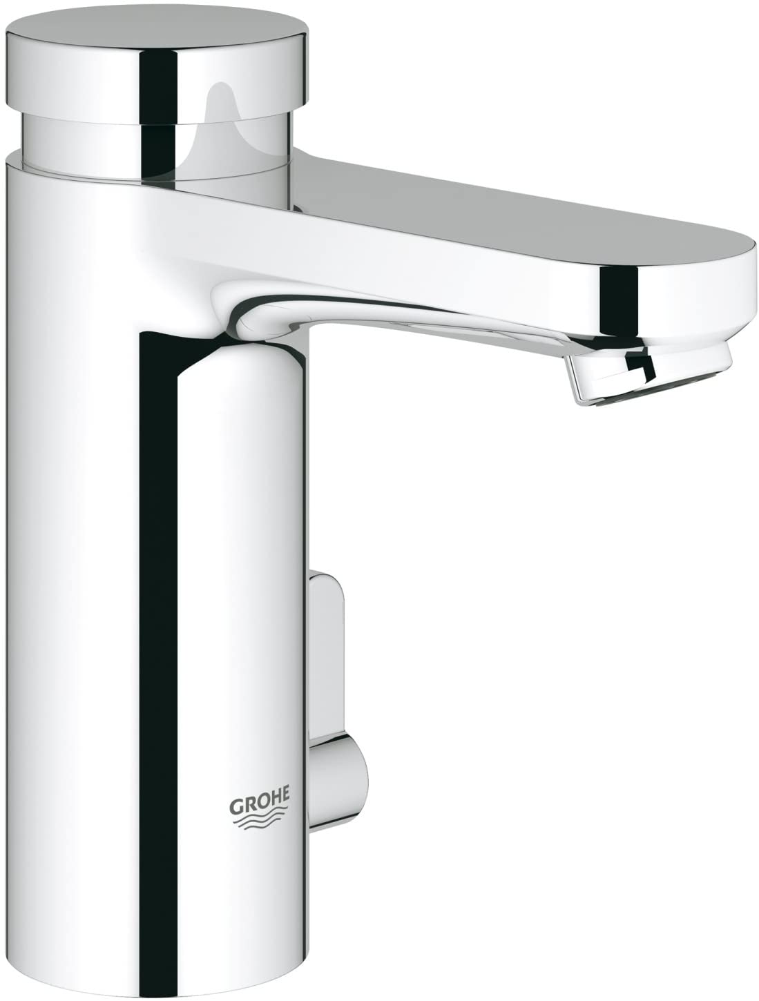 GROHE 36317000 Eurosmart Cosmopolitan T Self-Closing Basin Mixer Tap with Mixing Device