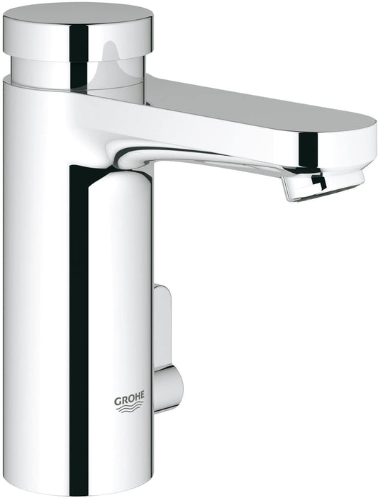 GROHE 36317000 Eurosmart Cosmopolitan T Self-Closing Basin Mixer Tap with Mixing Device