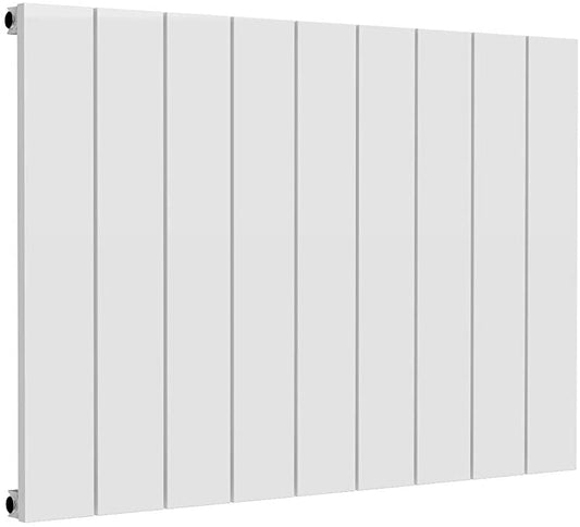 Reina Casina Aluminium White Single Panel Horizontal Designer Radiator 600mm x 850mm - Central Heating