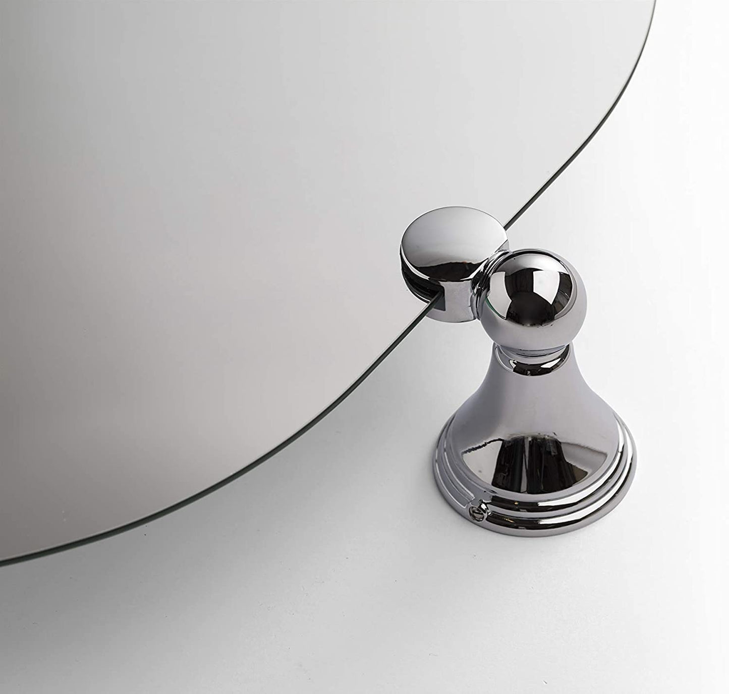 Croydex Westminster Wall Mounted Mirror with Zinc Alloy Construction, Chrome