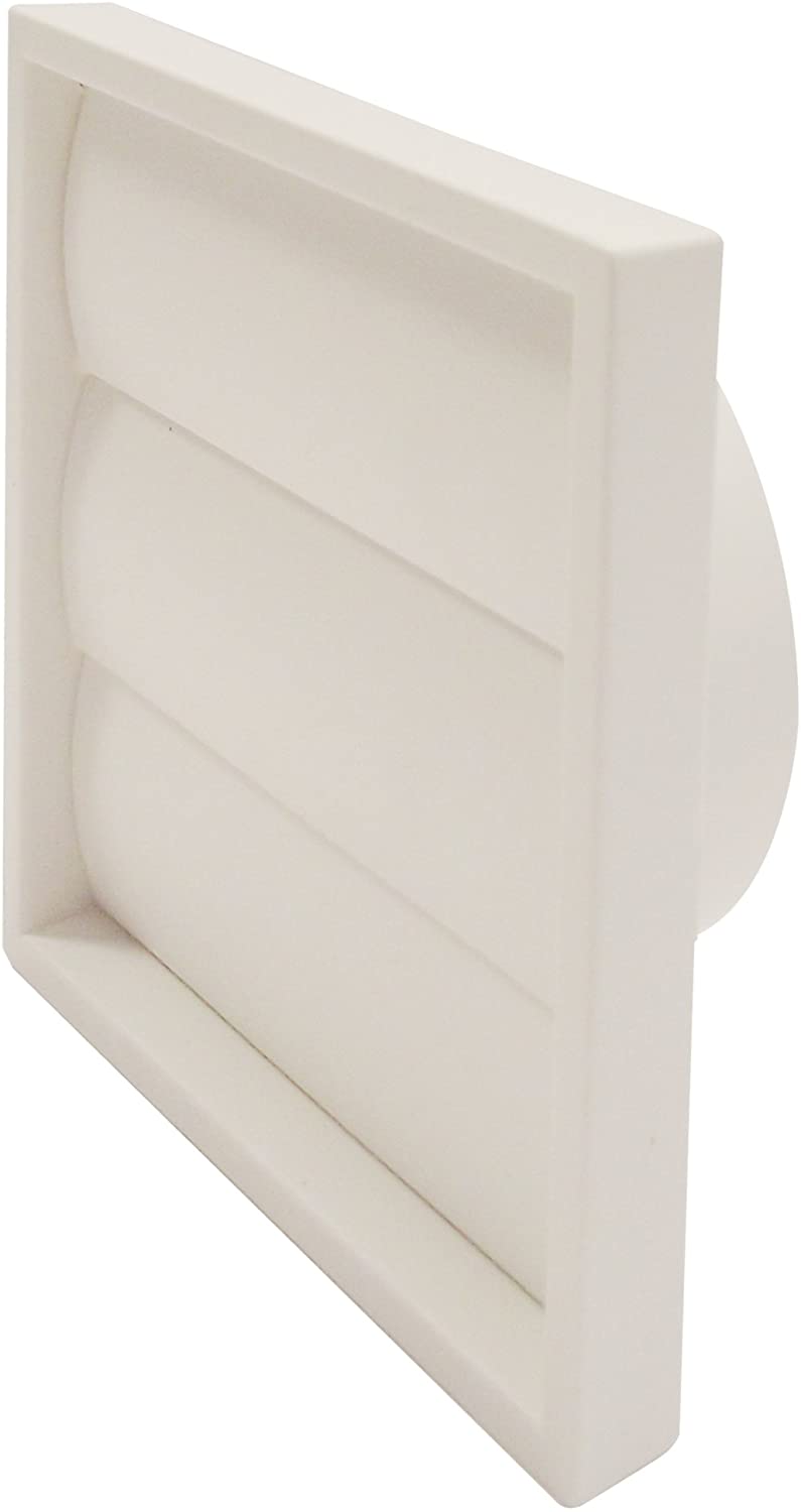 Manrose 1162w 100 mm 4-inch Gravity Wall Grille - White