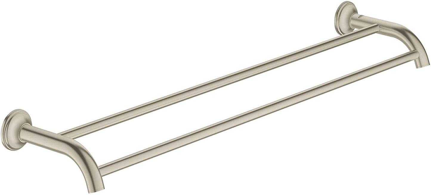 Grohe Essentials Authentic Double Bath Towel Holder (Pack of 1) 40654EN1