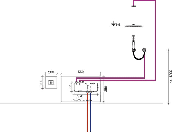 GROHE 27470000 | Rainshower Veris 300 Head Shower