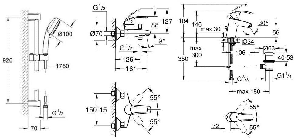 GROHE # 33300002 + 27788001 + 33265002