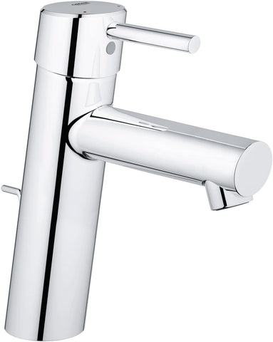 GROHE 23450001 Concetto Basin Tap with Pop-Up Waste, Medium - Chrome