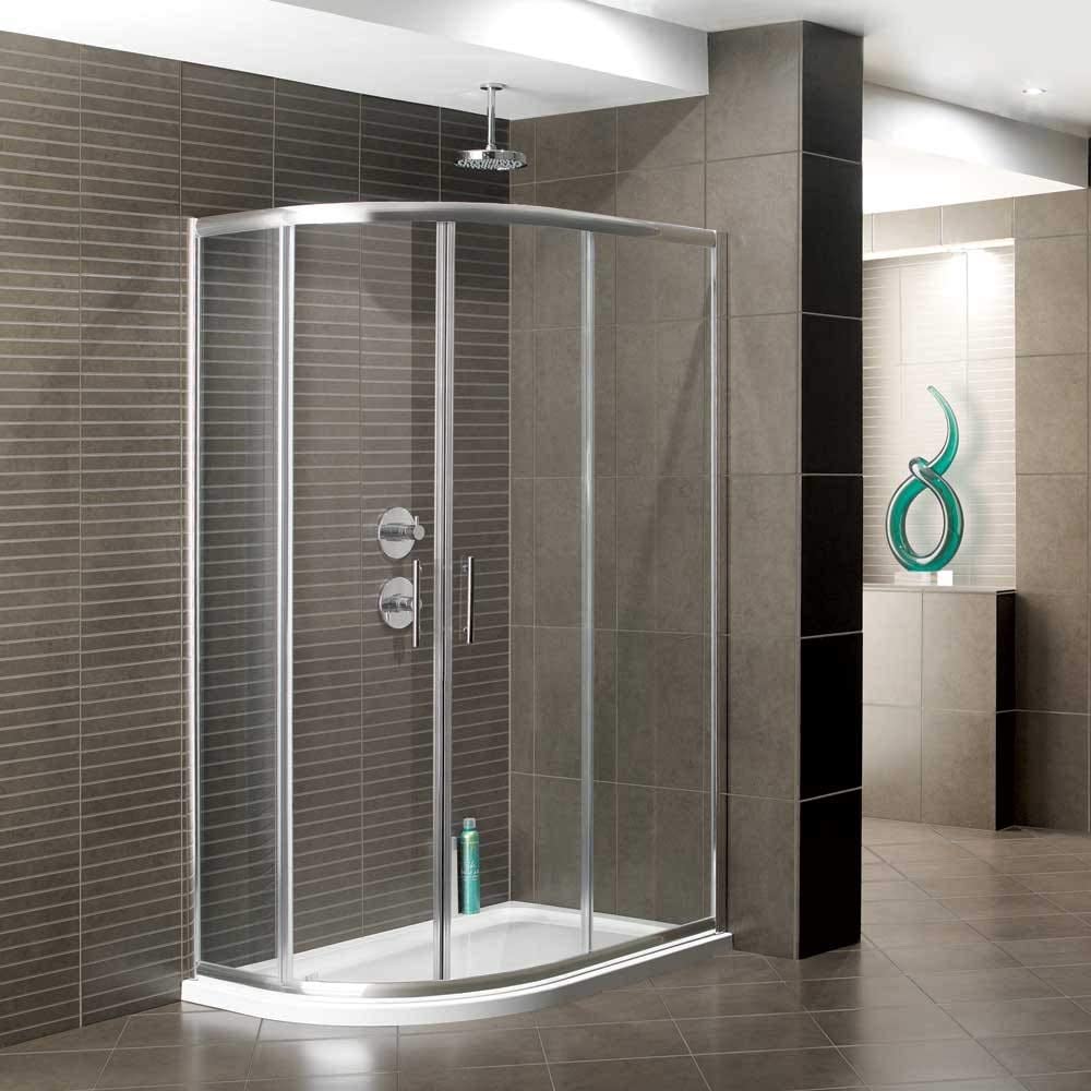 Arley Ralus 6 1000 x 800mm 2 Door Offset Quadrant Enclosure 2381008OFQ-R