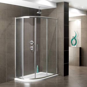 Arley Ralus 6 1000 x 800mm 2 Door Offset Quadrant Enclosure 2381008OFQ-R